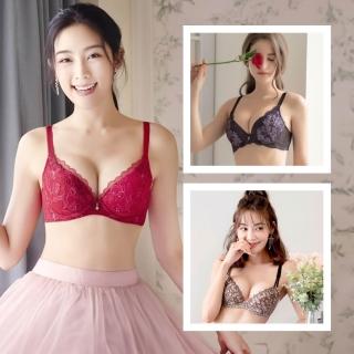 【Wacoal 華歌爾】深V 美的瞬間集中托高、透氣安定內衣(多選款)