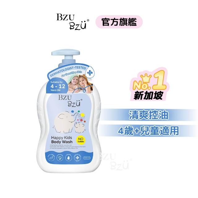 【BZU BZU】兒童洗髮/沐浴乳 600ml*3入(絲滑柔順 /清爽控油 任選)