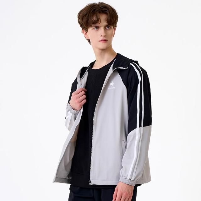 【LE COQ SPORTIF 公雞】防潑水防風連帽外套 男女款 4色 LWW61262_LWW62262