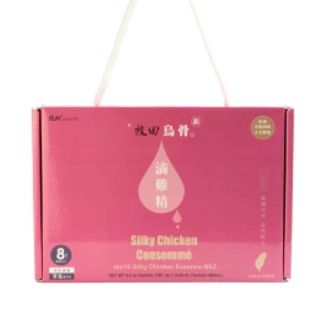 【RealShop】牧田MU10 烏骨滴雞精禮盒 60ml×8入×2盒(共16包)另有白沙屯媽祖授權禮盒