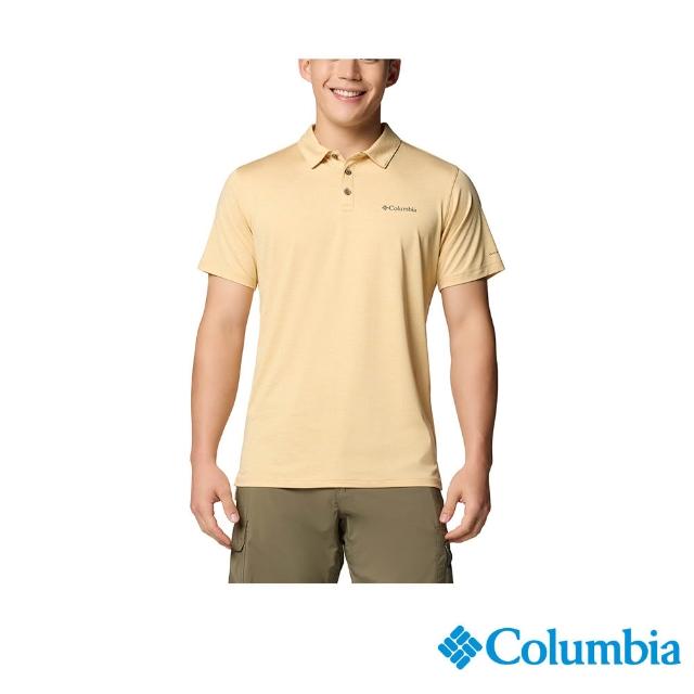 【Columbia 哥倫比亞】男款-防曬UPF50快排短袖POLO衫(多色任選)