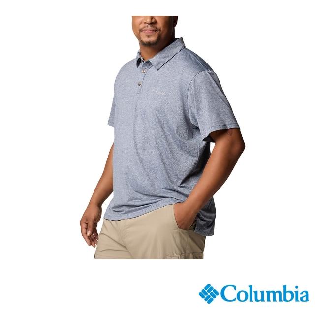 【Columbia 哥倫比亞】男款-防曬UPF50快排短袖POLO衫(多色任選)