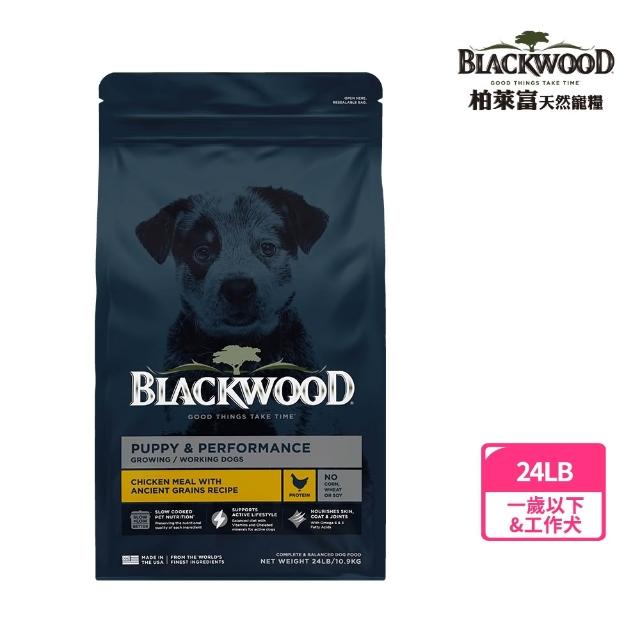 【BLACKWOOD 柏萊富】特調系列犬用寵糧 24磅/10.9公斤(狗飼料 幼犬 低卡保健 成犬活力 特調全齡 中大型犬)