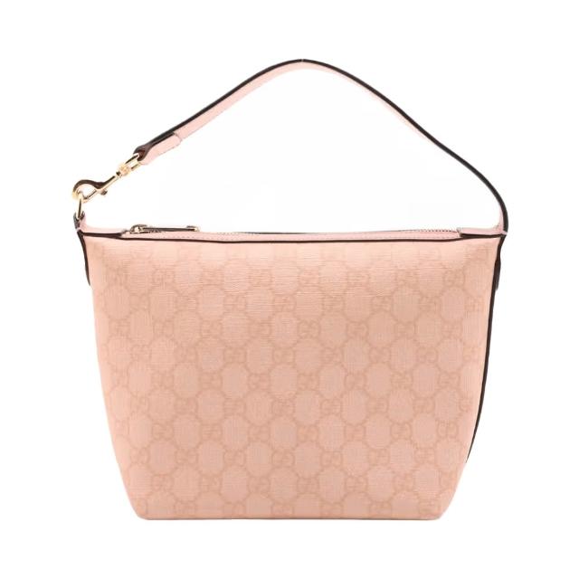 【GUCCI 古馳】795170/795168 經典GG緹花LOGO帆布/塗層帆布手提側肩彎月包(款式任選)