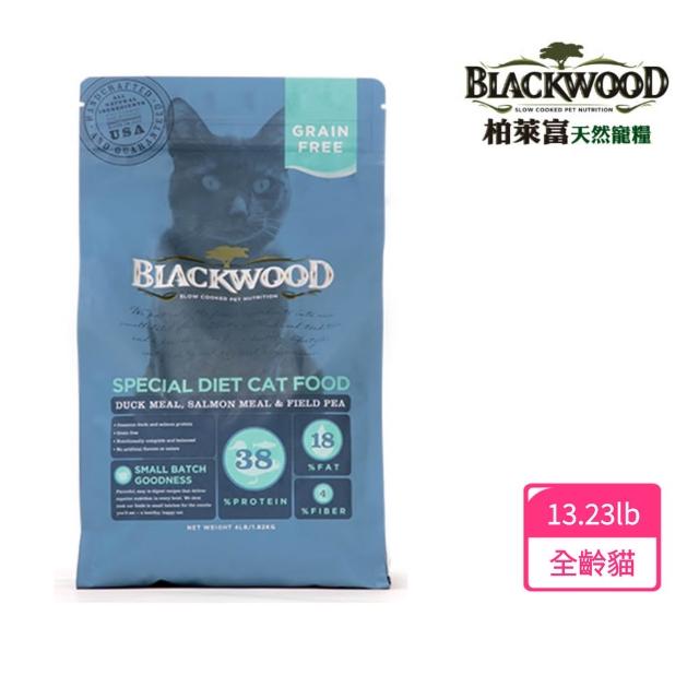 【BLACKWOOD 柏萊富】特調無穀全齡貓飼料 13.23磅/6公斤(貓糧 貓乾糧)