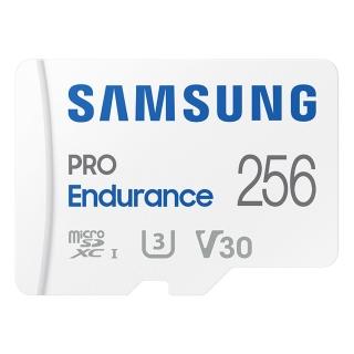 【Samsung 三星】PRO Endurance microSDHC U3 V30 256GB 高耐用記憶卡(MB-MJ256KA/APC)