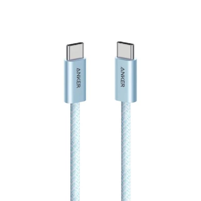 【ANKER】官方授權直營 A8060 240W Type-C 耐髒充電線-1m(黑/白/藍/粉)