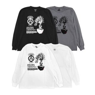 【NEIGHBORHOOD】Neighborhood Srl. Tee Ls - 1 黑/灰/白 塊根 長袖Tee 252PCNH-LT19