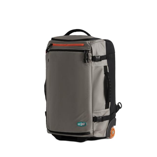 【BAGSMART】旅人Ultra兩用雙肩拉桿包43L(大容量 防潑水 登機 後背包 旅行袋)
