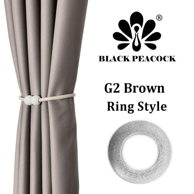 【BLACK PEACOCK 黑孔雀】純色遮光窗簾單片寬130*高200CM-1片入(遮光窗簾 半腰窗簾 門簾 風水簾 多色可選)