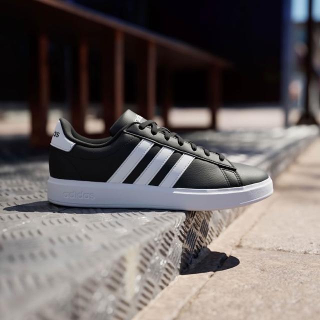 【adidas 愛迪達】GRAND COURT CLOUDFOAM 休閒運動鞋 男鞋 多款任選(GW9196/GW9195/IH6185)