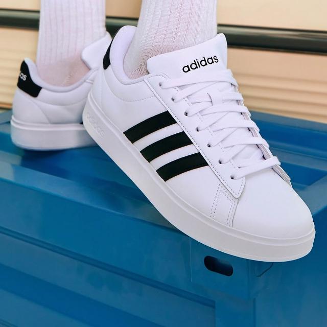 【adidas 愛迪達】GRAND COURT CLOUDFOAM 休閒運動鞋 男鞋 多款任選(GW9196/GW9195/IH6185)