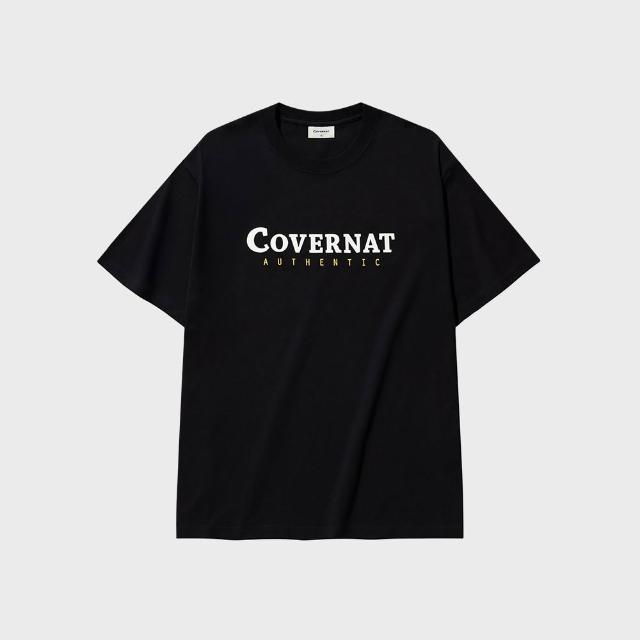 【COVERNAT】男女款-經典款Logo短袖T恤(UNI短袖上衣 黑/深海軍藍/混灰/萊姆綠/天藍/白色)