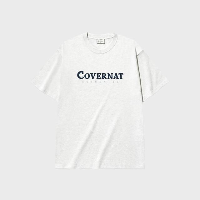 【COVERNAT】男女款-經典款Logo短袖T恤(UNI短袖上衣 黑/深海軍藍/混灰/萊姆綠/天藍/白色)