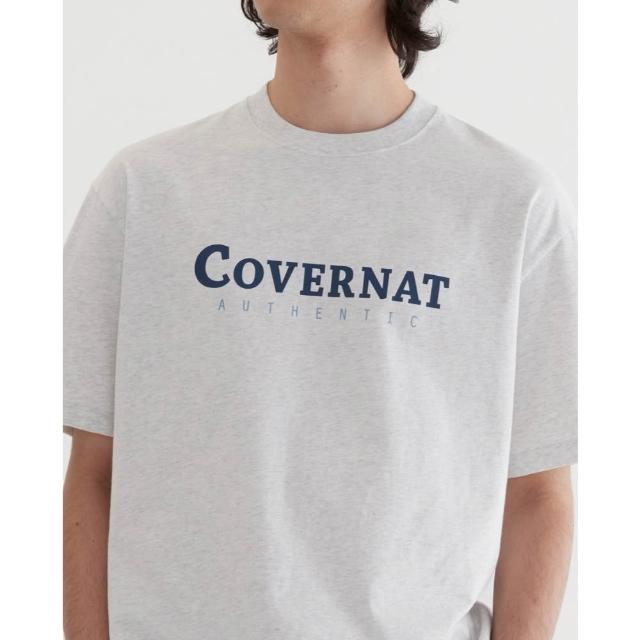 【COVERNAT】男女款- Logo短袖T恤 (UNI短袖上衣 黑/萊姆綠/燕麥/白色)