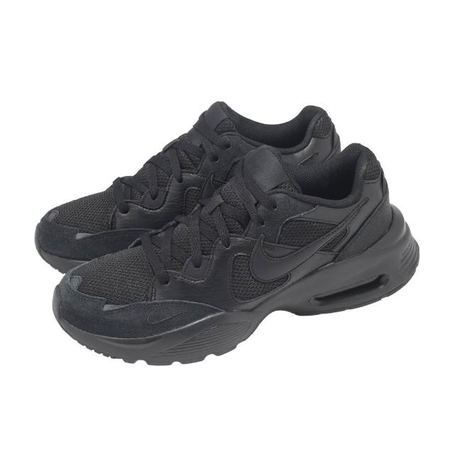 【NIKE 耐吉】休閒鞋 Air Max Fusion 男鞋 女鞋 黑 氣墊 復古 運動鞋(CJ1670-001)