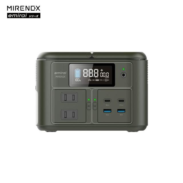 【emirai】NEX430儲能小瓦力PRO！手掌大儲能電站再進化！(戶外防災露營小電站/安全耐用磷酸鐵鋰)