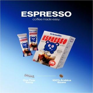 【le brewlife 樂步】超濃縮義式濃醇咖啡液-20盒200入(贈小步系列周邊套組托特包+保溫杯+小步玩偶)