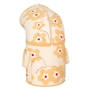 【p艾斯】帶提手足浴桶 32*36 耐高溫 帶蓋 送收納袋(泡腳桶 泡腳袋 折疊泡腳桶 保溫泡腳桶 預售12天)