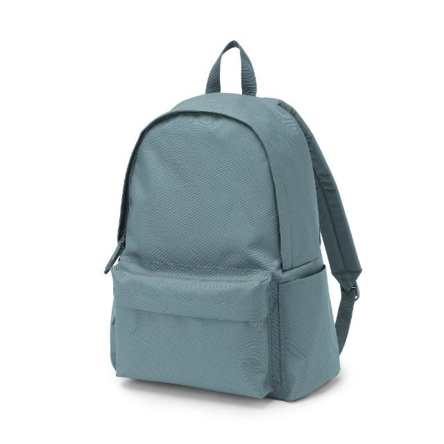 【MUJI 無印良品】可減輕肩膀負擔撥水加工後背包(灰色/黑色/淺米/煙燻藍)