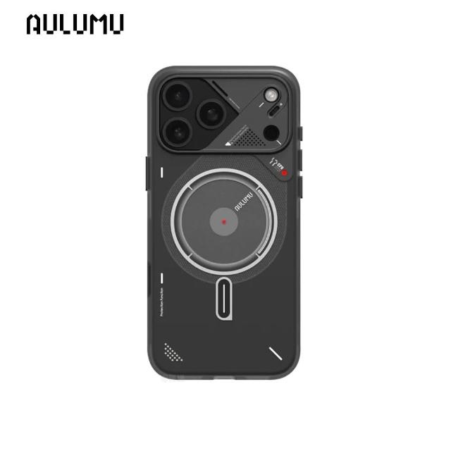 【AULUMU】A17超瓷散熱溫控手機殼 iPhone 17 Pro/Pro Max - 液態夜光(內建 MagSafe)