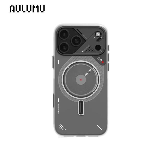 【AULUMU】A17超瓷散熱溫控手機殼 iPhone 17 Pro/Pro Max - 液態夜光(內建 MagSafe)