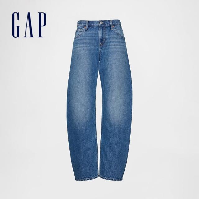 【GAP】女裝 寬鬆亞麻寬褲 & 休閒牛仔褲 多款任選(828745&832580&828743&828744&866144&874424)