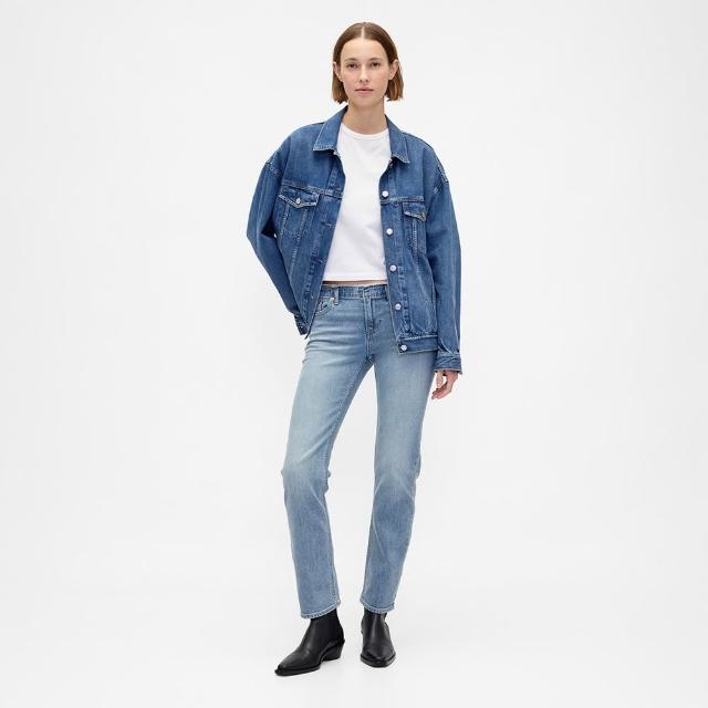 【GAP】女裝 寬鬆亞麻寬褲 & 休閒牛仔褲 多款任選(828745&832580&828743&828744&866144&874424)