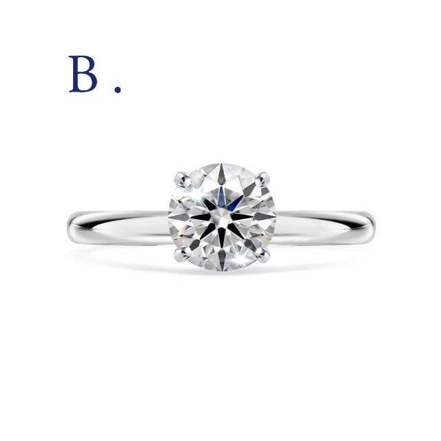【IS DIAMOND】買一送一 IGI 1克拉 K金 鑽石戒指 項鍊 最白Dcolor VS 任選 送天然珍珠手鍊(培育鑽石)