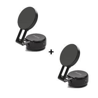 2入組【LOOPLOOP】MagSafe 真空 自動吸附 磁吸 手機架 VM-10(多角度 車用手機架 汽車手機支架)