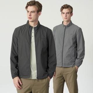 【pierre cardin 皮爾卡登】休閒服飾 男款 雙面穿立領休閒夾克外套-灰色(5255661-95)