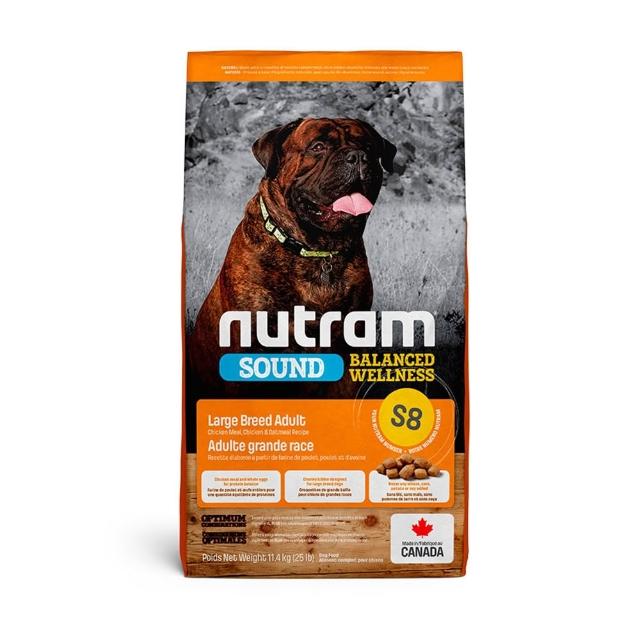 【Nutram 紐頓】S10/S2/S6/S8/S9均衡健康系列狗飼料 11.4kg/25lb(幼犬/成犬/老犬、狗糧)