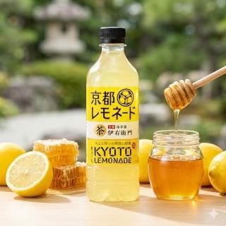 【Suntory 三得利】525mlx6罐伊右衛門京都福壽園蜂蜜檸檬飲水果茶蜂蜜飲料檸檬汁(日本原裝進口即飲檸檬飲)