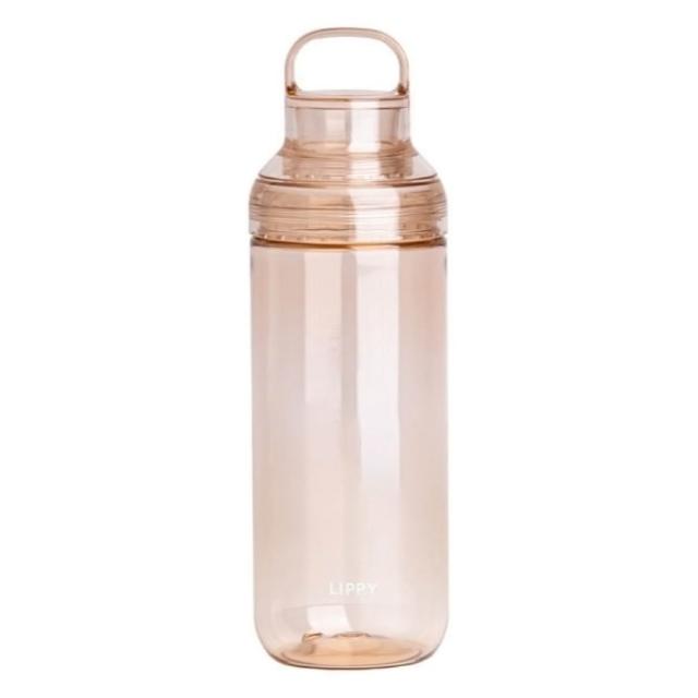 【LIPPY】日本製手提式Tritan透明水壺-1000ML (安全耐用 可拆洗 輕便水壺)