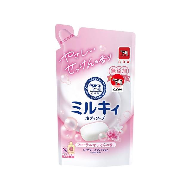 【日本牛乳石鹼】Mliky牛乳精華補充包360mlx10入(乳木果油/角鯊烷/玫瑰花香/柚子果香/清新皂香)