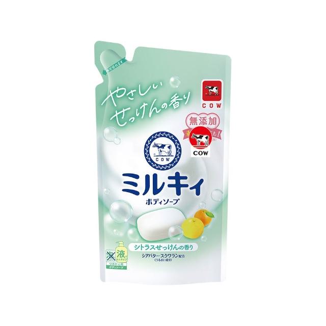 【日本牛乳石鹼】Mliky牛乳精華補充包360mlx10入(乳木果油/角鯊烷/玫瑰花香/柚子果香/清新皂香)
