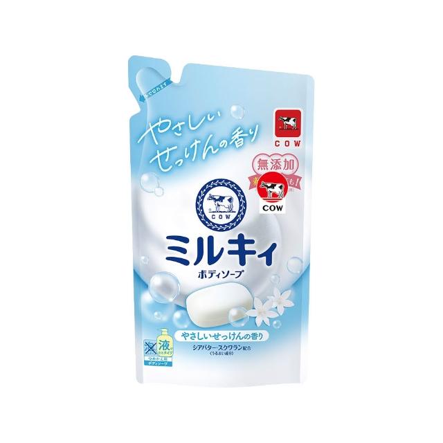 【日本牛乳石鹼】Mliky牛乳精華補充包360mlx10入(乳木果油/角鯊烷/玫瑰花香/柚子果香/清新皂香)