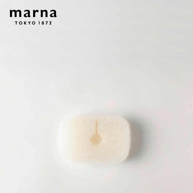 【MARNA】長柄浴室清潔海綿刷-替換海綿(3入/組)