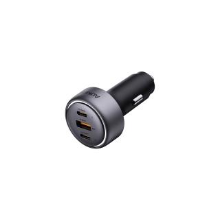 【AUKEY】三孔100W PD快充車用充電器/點菸器 CC-P3(三孔輸出 五倍快充)