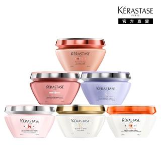 【KERASTASE 巴黎卡詩】200ml 髮膜/護髮膜(多款任選/蓬鬆/養髮/修護/柔順/光澤/護色)
