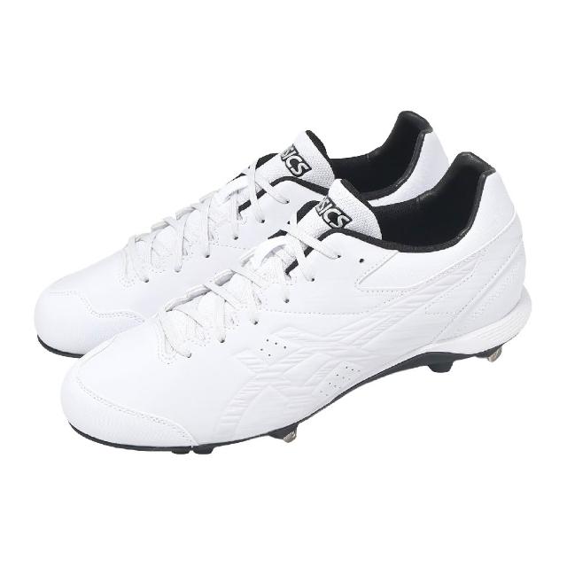 【asics 亞瑟士】棒球鞋 Neorevive 4 WHT 2E 寬楦 男鞋 白 釘鞋 壘球鞋 亞瑟士(1123A039110)