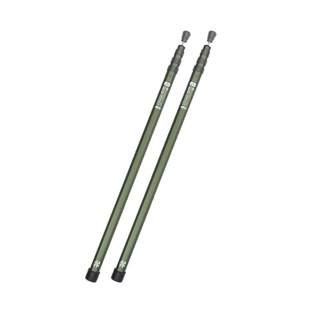 【ShineTrip山趣】05系列 擎鎖伸縮營柱2.8m/2入 逐暮黑/風隱綠 附收納袋 伸縮營柱 露營(悠遊戶外)