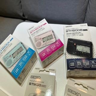 【SEIKO 精工】節拍器 調音器 STH200+STM30 套裝(SEIKO 精工 調音節拍器/拾音夾 日本直送)