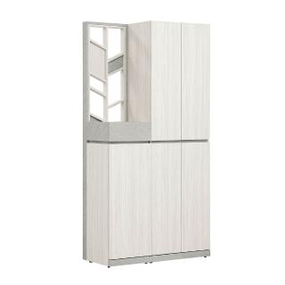 【MUNA 家居】黛拉3.3X6.5尺玄關組合鞋櫃/Z160+Z150+Z155(鞋櫃 櫥櫃 屏風鞋櫃 收納)