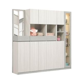 【MUNA 家居】黛拉6.6X6.5尺玄關組合鞋櫃/Z150+Z155+Z159+Z157+178(鞋櫃 櫥櫃 屏風鞋櫃 收納)