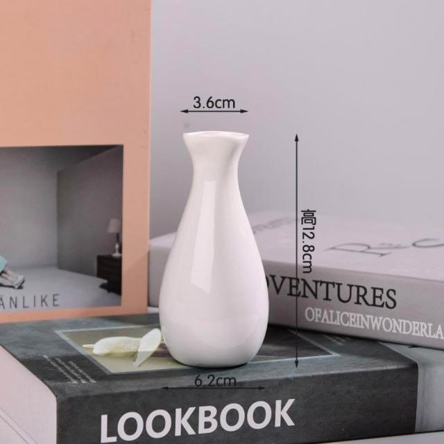 【A-ONE 匯旺】富貴花瓶 綠色 手工素燒插花花瓶 陶瓷擺件 桌面裝飾 家飾陳列造景瓶