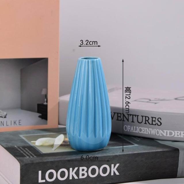 【A-ONE 匯旺】富貴花瓶 綠色 手工素燒插花花瓶 陶瓷擺件 桌面裝飾 家飾陳列造景瓶