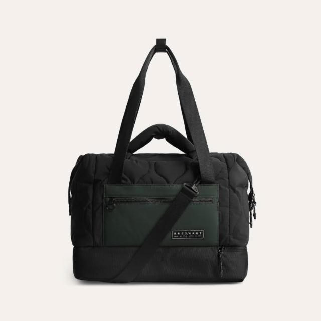 【BAGSMART】雙11 34L大容量旅行手提袋(防潑水耐磨材質、托特包、大容量、多隔層、背帶可拆)