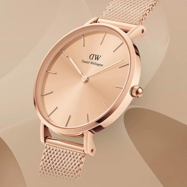 【Daniel Wellington】DW 手錶 Petite 系列 28mm 米蘭錶+贈手環(1+1 超值禮盒組)