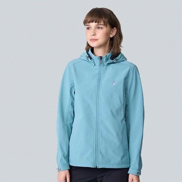 【Wildland 荒野】女彈性超輕三層山旅機能外套-S-3L-W2903-WL(防風/內刷毛/軟殼外套)
